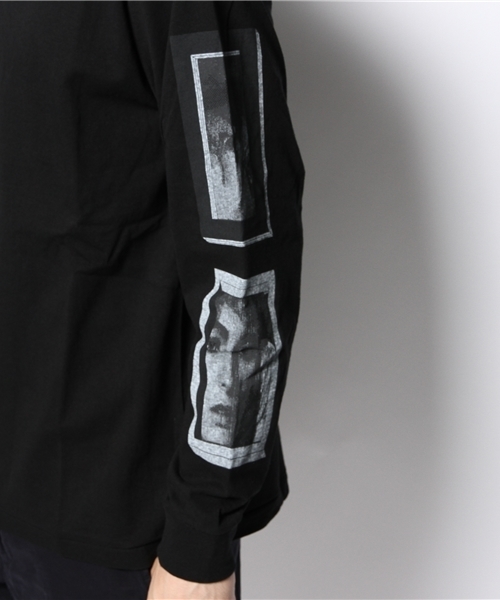 BEAMS T（ビームスティー）の「C.E / ICON L/S（Tシャツ/カットソー・メンズ・ホワイト/ブラック・MEDIUM/LARGE/SMALL）」の3枚目の写真