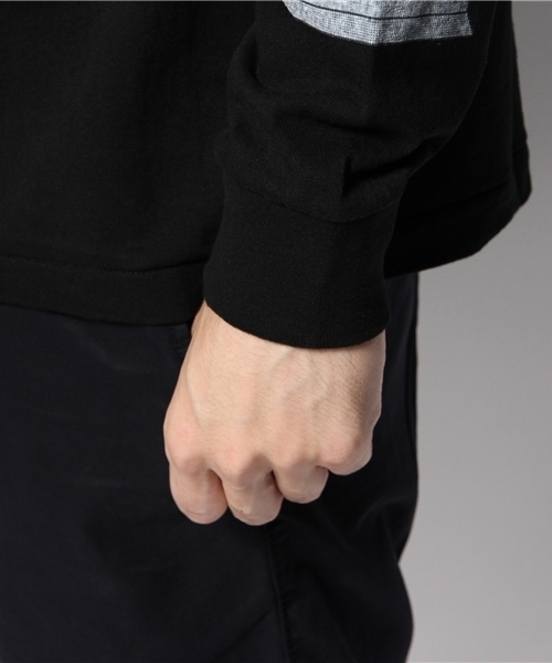 BEAMS T（ビームスティー）の「C.E / ICON L/S（Tシャツ/カットソー・メンズ・ホワイト/ブラック・MEDIUM/LARGE/SMALL）」の4枚目の写真