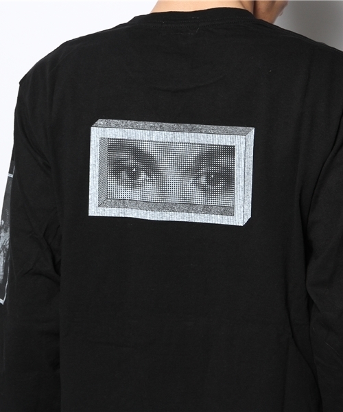 BEAMS T（ビームスティー）の「C.E / ICON L/S（Tシャツ/カットソー・メンズ・ホワイト/ブラック・MEDIUM/LARGE/SMALL）」の6枚目の写真