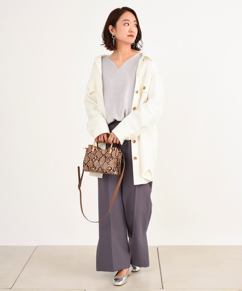 DouDou（ドゥドゥ）の「CPOジャケット（その他アウター・レディース・オフホワイト/ベージュ/オレンジ・FREE）」の5枚目の写真