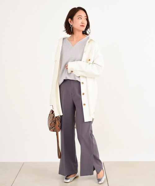 DouDou（ドゥドゥ）の「CPOジャケット（その他アウター・レディース・オフホワイト/ベージュ/オレンジ・FREE）」の6枚目の写真