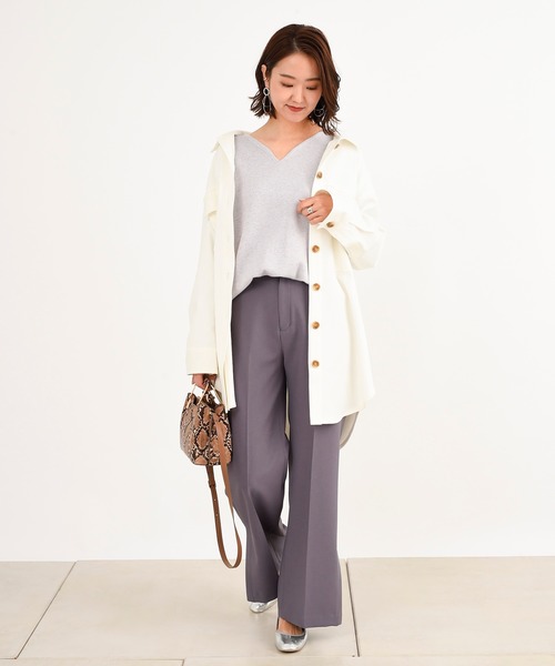 DouDou（ドゥドゥ）の「CPOジャケット（その他アウター・レディース・オフホワイト/ベージュ/オレンジ・FREE）」の7枚目の写真