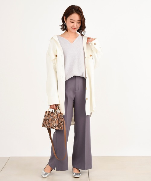 DouDou（ドゥドゥ）の「CPOジャケット（その他アウター・レディース・オフホワイト/ベージュ/オレンジ・FREE）」の8枚目の写真