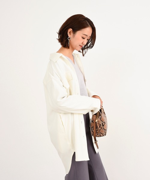 DouDou（ドゥドゥ）の「CPOジャケット（その他アウター・レディース・オフホワイト/ベージュ/オレンジ・FREE）」の11枚目の写真