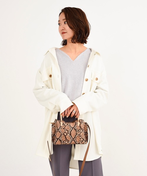 DouDou（ドゥドゥ）の「CPOジャケット（その他アウター・レディース・オフホワイト/ベージュ/オレンジ・FREE）」の12枚目の写真