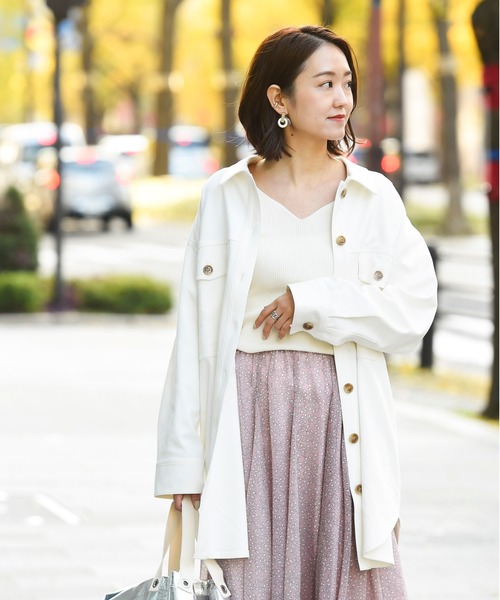 DouDou（ドゥドゥ）の「CPOジャケット（その他アウター・レディース・オフホワイト/ベージュ/オレンジ・FREE）」の17枚目の写真