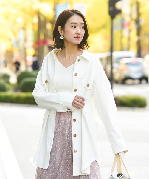 DouDou（ドゥドゥ）の「CPOジャケット（その他アウター・レディース・オフホワイト/ベージュ/オレンジ・FREE）」の19枚目の写真