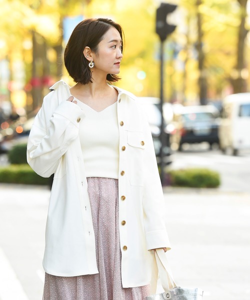 DouDou（ドゥドゥ）の「CPOジャケット（その他アウター・レディース・オフホワイト/ベージュ/オレンジ・FREE）」の21枚目の写真