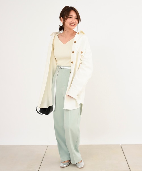 DouDou（ドゥドゥ）の「CPOジャケット（その他アウター・レディース・オフホワイト/ベージュ/オレンジ・FREE）」の22枚目の写真