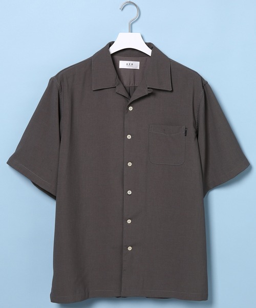 ADAM ET ROPE'（アダムエロペ）の「〈伸縮性・イージーケア〉オープンカラーシャツSET UP（セットアップ・メンズ・ブラック/グレー/ベージュ・M/L/LL）」の14枚目の写真