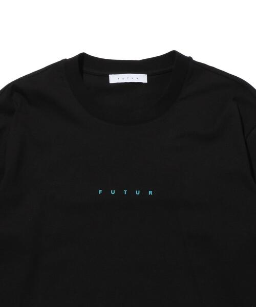 FUTUR（フューチャー）の「＜FUTUR＞ LOGO LS TEE/Tシャツ □□（Tシャツ/カットソー・メンズ・ブラック/ホワイト・LARGE/MEDIUM/X-LARGE）」の4枚目の写真
