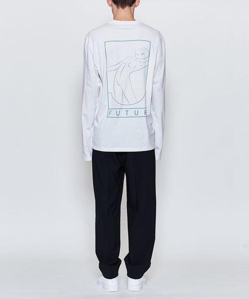 FUTUR（フューチャー）の「＜FUTUR＞ LOGO LS TEE/Tシャツ □□（Tシャツ/カットソー・メンズ・ブラック/ホワイト・LARGE/MEDIUM/X-LARGE）」の16枚目の写真