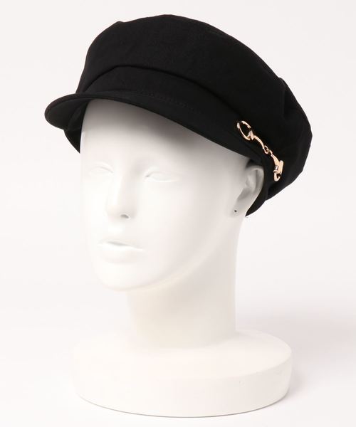 one way（ワンウェイ）の「ビット付きツイルキャス（キャスケット・レディース・ブラック/ベージュ/ホワイト・FREE）」の5枚目の写真