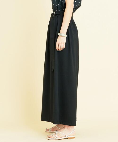 BEAUTY&YOUTH UNITED ARROWS(ビューティーアンドユースユナイテッドアローズ)の「【WEB限定】by ※∴ベルト付きカットソーワイドイージーパンツ -2WAY/ウォッシャブル- о(その他パンツ・レディース・ベージュ/ブラック/オリーブ/ダークブラウン・FREE)」の12枚目の写真