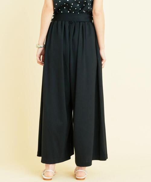 BEAUTY&YOUTH UNITED ARROWS(ビューティーアンドユースユナイテッドアローズ)の「【WEB限定】by ※∴ベルト付きカットソーワイドイージーパンツ -2WAY/ウォッシャブル- о(その他パンツ・レディース・ベージュ/ブラック/オリーブ/ダークブラウン・FREE)」の11枚目の写真