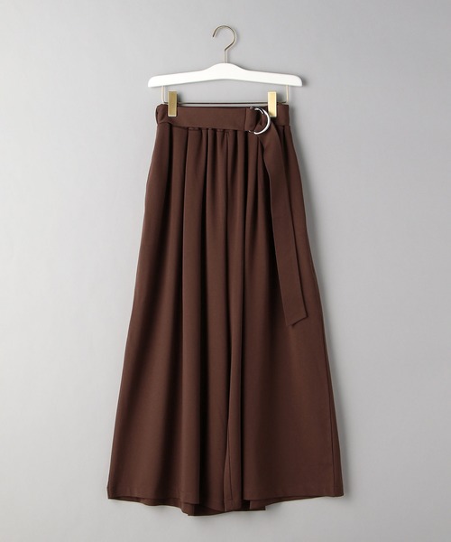 BEAUTY&YOUTH UNITED ARROWS(ビューティーアンドユースユナイテッドアローズ)の「【WEB限定】by ※∴ベルト付きカットソーワイドイージーパンツ -2WAY/ウォッシャブル- о(その他パンツ・レディース・ベージュ/ブラック/オリーブ/ダークブラウン・FREE)」の3枚目の写真