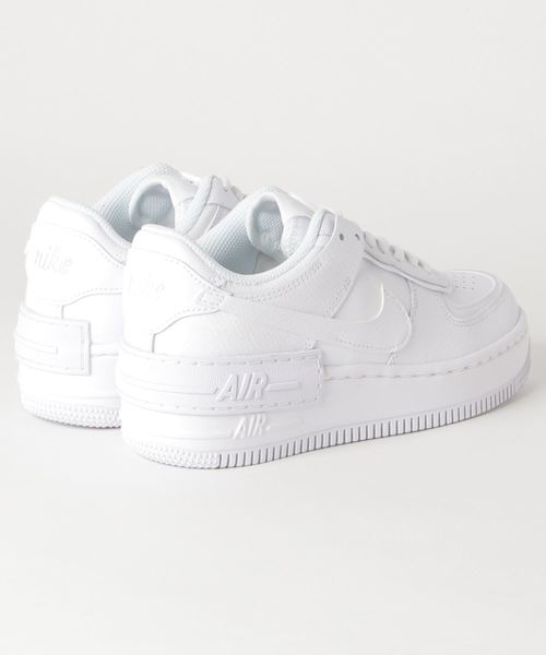 NIKE(ナイキ)の「NIKE/ナイキ WMS AIR FORCE 1 SHADOW/ウィメンズ エアフォース 1 シャドウ(AF1)(スニーカー・レディース・ホワイト・23cm/24cm/23.5cm/25cm/24.5cm/22.5cm)」の3枚目の写真