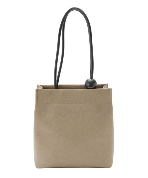 dazzlin（ダズリン）の「ペーパーライクバッグ（ハンドバッグ・レディース・ベージュ・FREE）」の2枚目の写真