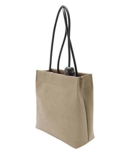 dazzlin（ダズリン）の「ペーパーライクバッグ（ハンドバッグ・レディース・ベージュ・FREE）」の3枚目の写真