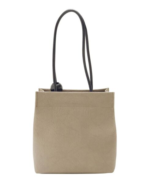 dazzlin（ダズリン）の「ペーパーライクバッグ（ハンドバッグ・レディース・ベージュ・FREE）」の4枚目の写真