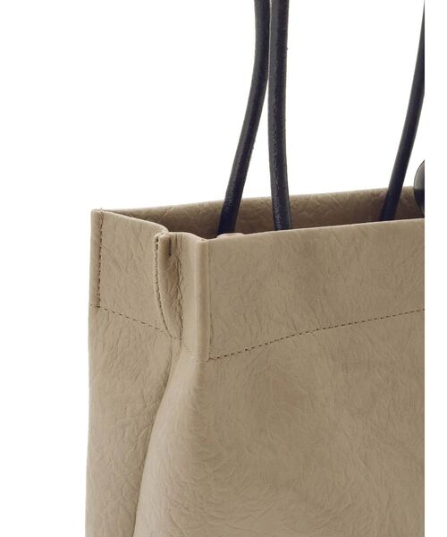 dazzlin（ダズリン）の「ペーパーライクバッグ（ハンドバッグ・レディース・ベージュ・FREE）」の5枚目の写真