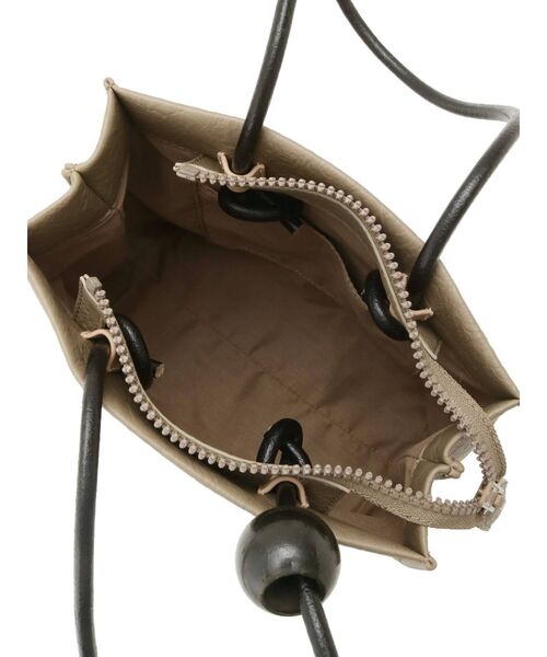 dazzlin（ダズリン）の「ペーパーライクバッグ（ハンドバッグ・レディース・ベージュ・FREE）」の6枚目の写真