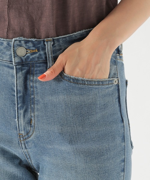 BAYFLOW(ベイフロー)の「ブーツカットデニム(デニムパンツ・レディース・ライトブルー/ブラック/ネイビー/ブルー・LARGE/SMALL/MEDIUM)」の13枚目の写真