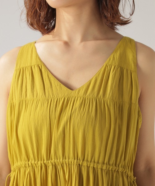 BAYFLOW（ベイフロー）の「ティアードワンピース（ワンピース・レディース・オレンジ/マスタード/チャコール・FREE）」の12枚目の写真