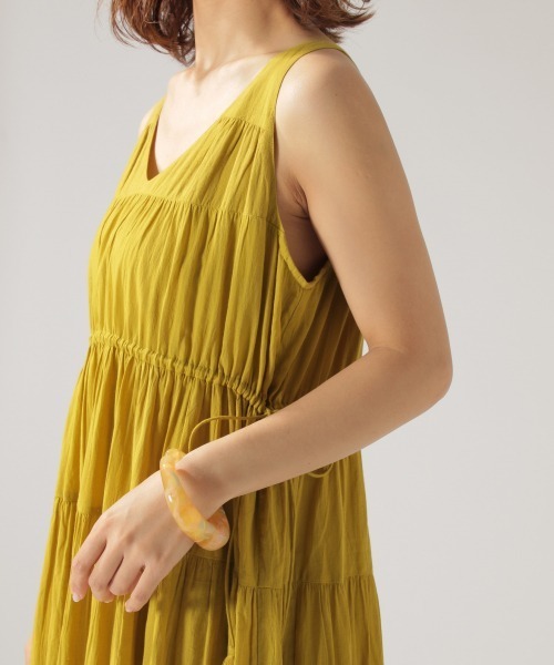 BAYFLOW（ベイフロー）の「ティアードワンピース（ワンピース・レディース・オレンジ/マスタード/チャコール・FREE）」の18枚目の写真