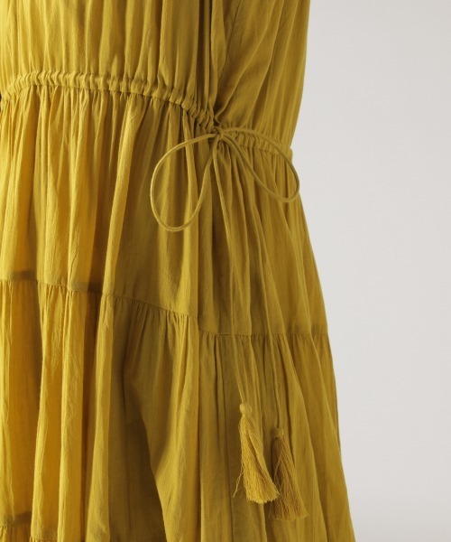 BAYFLOW（ベイフロー）の「ティアードワンピース（ワンピース・レディース・オレンジ/マスタード/チャコール・FREE）」の5枚目の写真