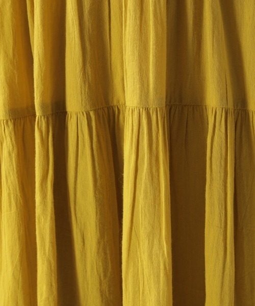 BAYFLOW（ベイフロー）の「ティアードワンピース（ワンピース・レディース・オレンジ/マスタード/チャコール・FREE）」の14枚目の写真