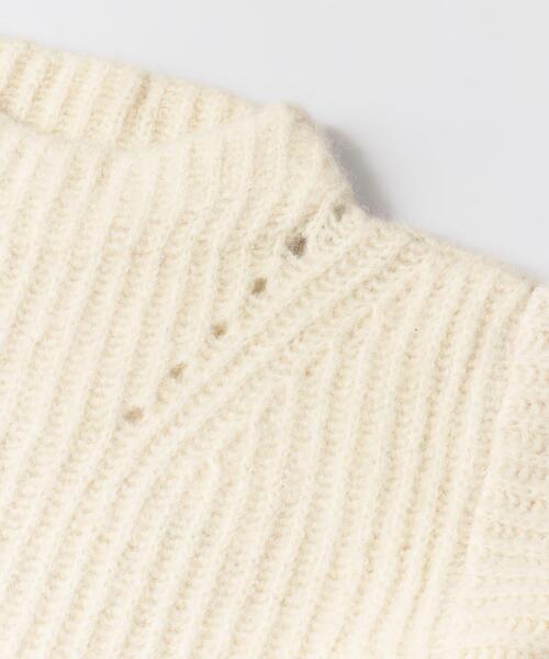 SENSE OF PLACE by URBAN RESEARCH（センスオブプレイスバイアーバンリサーチ）の「アゼルーズアイレットセーター（ニット/セーター・レディース・ブラック/ピンク/グリーン/アイボリー・FREE）」の9枚目の写真