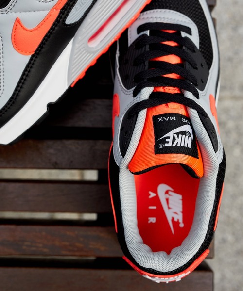 楽天市場】NIKE AIR MAX 90 black/radiant red-white cz4222-001