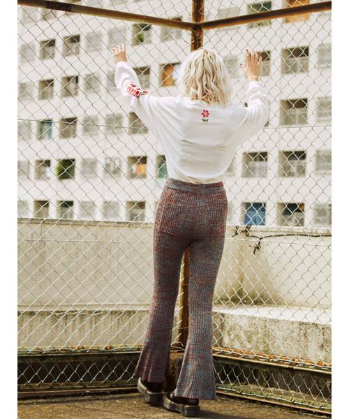 jouetie（ジュエティ）の「メランジイージーパンツ（その他パンツ・レディース・ピンク/ブルー・MEDIUM）」の9枚目の写真