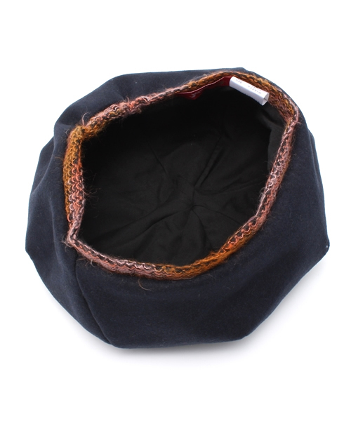 チャイハネ（チャイハネ）の「【チャイハネ】フェルトベレー帽（ハンチング/ベレー帽・レディース・ベージュ/グリーン/ネイビー/ブラウン/レッド・FREE）」の7枚目の写真