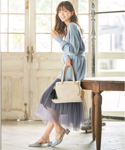 GeeRA(ジーラ)の「2WAYストラップニットミュール(サンダル・レディース・ベージュ/グレー/イエロー/ブラック・LARGE/X-LARGE/SMALL/MEDIUM)」の7枚目の写真
