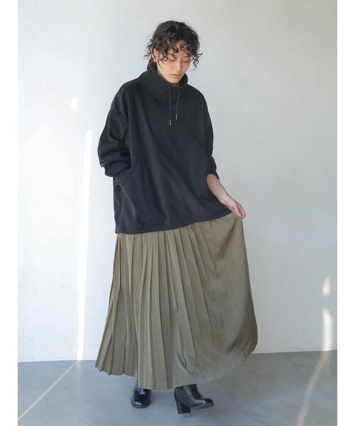 AMERICAN HOLIC(アメリカンホリック)の「スタンドカラーポケット付きフリースプルオーバー *(Tシャツ/カットソー・レディース・ブラック/ベージュ/モカ・M/L)」の14枚目の写真