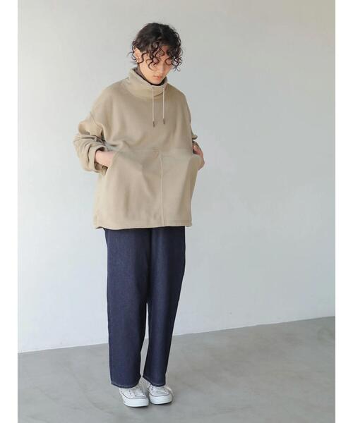 AMERICAN HOLIC(アメリカンホリック)の「スタンドカラーポケット付きフリースプルオーバー *(Tシャツ/カットソー・レディース・ブラック/ベージュ/モカ・M/L)」の20枚目の写真