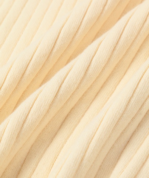 ADAM ET ROPE'（アダムエロペ）の「ワイドリブニットプルオーバー（ニット/セーター・レディース・ブラック/ミント/クリーム・FREE）」の7枚目の写真