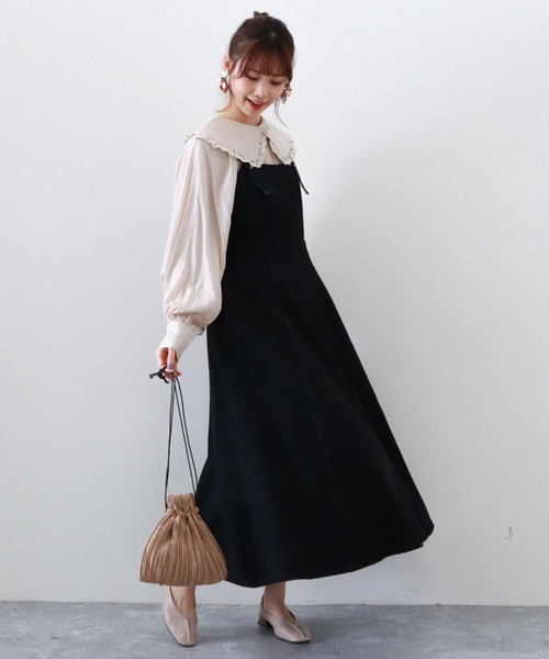 セール フレアデニムジャンパースカート ワンピース Archives アルシーヴ のファッション通販 Zozotown