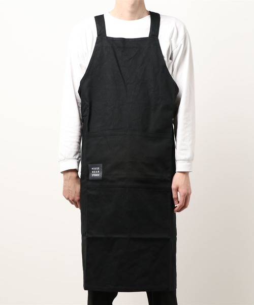 アンキー★カンガ★バッククロスエプロン★ HOUSE WEAR STUDIO バッククロス メンズ エプロン 70371871