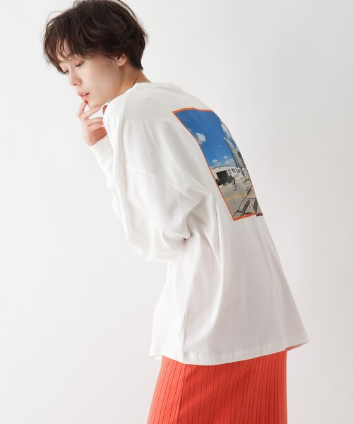 AG by aquagirl(エージーバイアクアガール)の「◆【AG by Karen】コラボフォトロンT(Tシャツ/カットソー・レディース・ホワイト系その他/ホワイト系その他6/ホワイト系・38/36)」の11枚目の写真