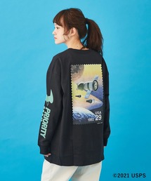 CUBE SUGAR（キューブシュガー）の「天竺 ライセンシープリント ロングスリーブＴシャツ（Tシャツ/カットソー）」