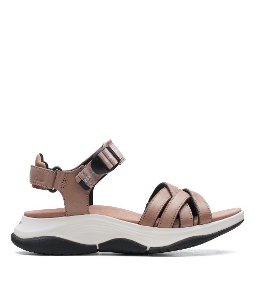 Clarks(クラークス)の「Wave2.0 Sail. / ウェーブ2.0セイル (ダスティピンクレザー/テキストコンビ)(サンダル・レディース・ピンク・UK3.5/UK5/UK4.5/UK5.5/UK4/UK6/UK3)」の11枚目の写真