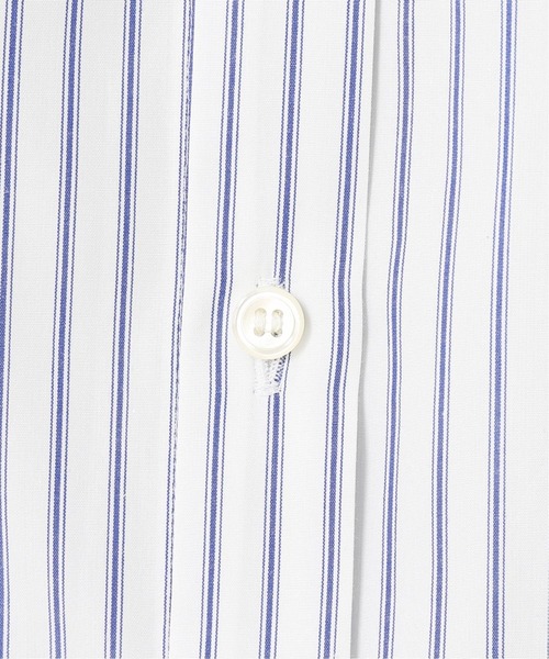 IENA（イエナ）の「コットンフリルシャツブラウス◆（シャツ/ブラウス・レディース・ホワイト/サックスブルー/ホワイト系その他/ブルー・FREE）」の12枚目の写真