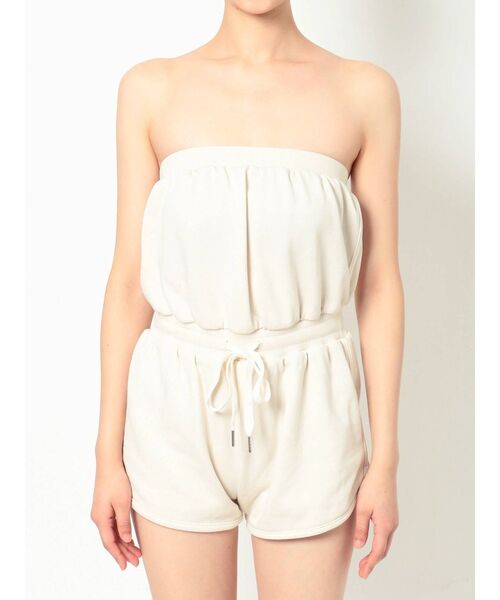 GYDA（ジェイダ）の「スウェットベアロンパース（つなぎ/オールインワン・レディース・オフホワイト/チャコールグレー/グレー・FREE）」の19枚目の写真