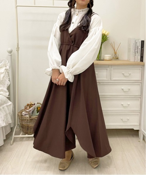 apres jour（アプレジュール）の「アソートキャミワンピース【ZOZOTOWN限定アイテム】（ワンピース・レディース・ブラック/ダークブラウン/アイボリー/その他/ミント/モカ/ダークブルー/スモークピンク・X-LARGE/フリー）」の4枚目の写真