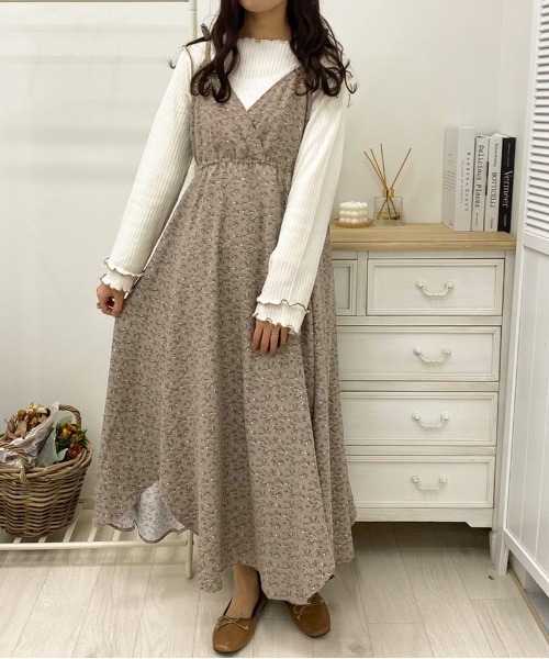 apres jour（アプレジュール）の「アソートキャミワンピース【ZOZOTOWN限定アイテム】（ワンピース・レディース・ブラック/ダークブラウン/アイボリー/その他/ミント/モカ/ダークブルー/スモークピンク・X-LARGE/フリー）」の5枚目の写真