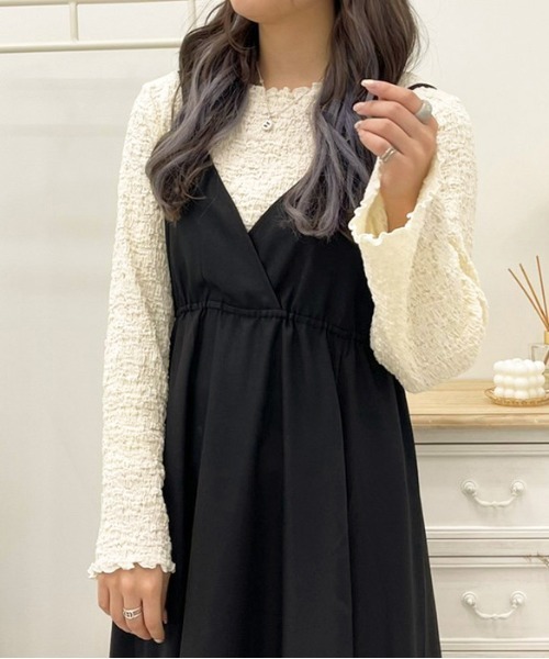 apres jour（アプレジュール）の「アソートキャミワンピース【ZOZOTOWN限定アイテム】（ワンピース・レディース・ブラック/ダークブラウン/アイボリー/その他/ミント/モカ/ダークブルー/スモークピンク・X-LARGE/フリー）」の21枚目の写真