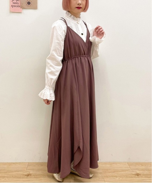 apres jour（アプレジュール）の「アソートキャミワンピース【ZOZOTOWN限定アイテム】（ワンピース・レディース・ブラック/ダークブラウン/アイボリー/その他/ミント/モカ/ダークブルー/スモークピンク・X-LARGE/フリー）」の19枚目の写真